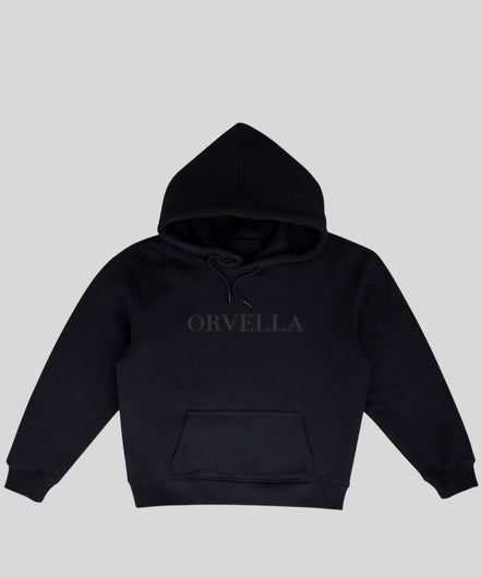 ORVELLA® Signature Hoodie in Jet Black