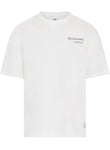 Billionaire by ORVELLA white luxury T-shirt front view with subtle chest branding, clean structured fit, smooth premium fabric, and signature hem emblem.