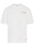 Billionaire by ORVELLA white luxury T-shirt front view with subtle chest branding, clean structured fit, smooth premium fabric, and signature hem emblem.